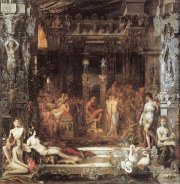 Les Filles de Thespius Symbolisme mythologique biblique Gustave Moreau Peinture à l'huile
